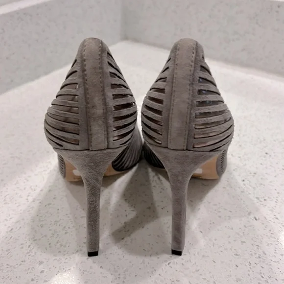 Antonio Melani Gray Suede Heels - Never Worn - Size 6.5 - Picture 3 of 5
